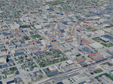 Springfield City, IL, USA (2024) 3D Model preview