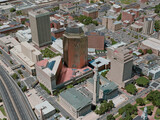 Springfield City, MA, USA (2020) 3D Model