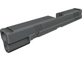 Springfield XD Tactical Slide 3D Model preview