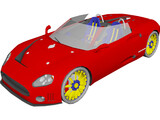 Spyker C8 Spyder 3D Model preview