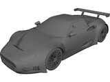 Spyker C8 Spyder 3D Model preview