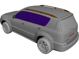 SsangYong Rexton 3D Model preview
