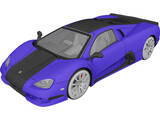 SSC Ultimate Aero 3D Model preview