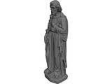 St. Joseph Statue 3D Model preview