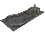 St. Peter's Basilica 3D Model preview