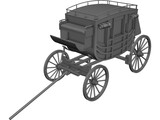 Stage Coach 3D Model preview