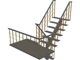 Stair 3D Model preview
