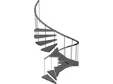 Stair Spiral 3D Model preview