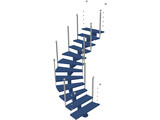 Stair Wood 3D Model