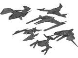 Star Ships Collection 3D Model preview