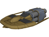 Star Trek Canon Frieghter 3D Model preview