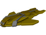 Star Trek Cardassian Hideki 3D Model preview