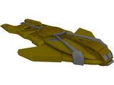 Star Trek Cardassian Hideki 3D Model
