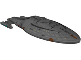 Star Trek USS Voyager 3D Model