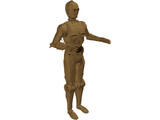 Star Wars C3PO Robot 3D Model