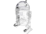 Star Wars R2-D2 R2-Unit 3D Model