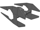 Star Wars Tie Intruder 3D Model
