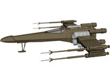 Star Wars X-Wing 3D Model preview
