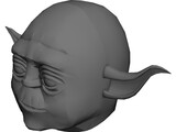 Star Wars Yoda Head 3D Model preview