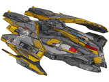 Starship Fighter 3D Model