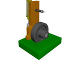 Steam Motor Assembly 3D Model preview
