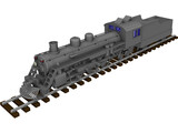 Steamlocomotive 3D Model preview
