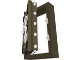 Steel Bank Vault Door 3D Model