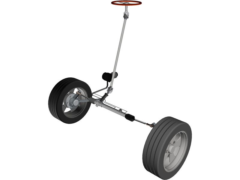 Steering System 3D Model