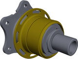 Steering Wheel Quick Release OMP ODS-019 3D Model preview