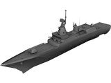 Steregushchiy Battle Ship 3D Model preview