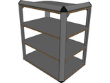 Stereo Rack 3D Model preview