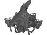Sternmotor Engine 3D Model preview
