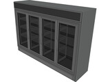 Store Fridge 3D Model preview