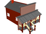 Store Old West 3D Model