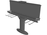Street Banner 3D Model