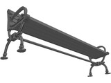 Street Bench 3D Model