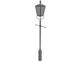 Street Lamp Victorian 3D Model preview