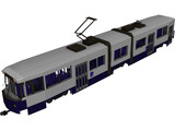 Streetcar 3D Model preview