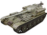 SU-101 UralMash Russian WW2 Tank 3D Model preview