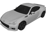 Subaru BRZ 3D Model preview