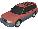 Subaru Forester (1997) 3D Model preview