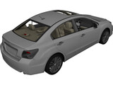 Subaru Impreza (2013) 3D Model preview