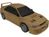 Subaru Impreza Coupe 3D Model