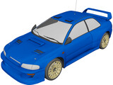 Subaru Impreza WRC (1997) 3D Model preview