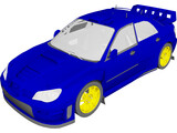 Subaru Impreza WRC (2006) 3D Model preview