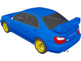 Subaru Impreza WRX STi (2001) 3D Model