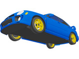 Subaru Impreza WRX STi (2001) 3D Model