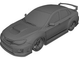 Subaru Impreza WRX STi 3D Model preview