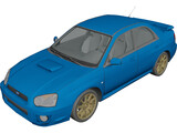 Subaru Impreza 3D Model preview