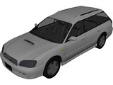 Subaru Legacy (1998) 3D Model preview